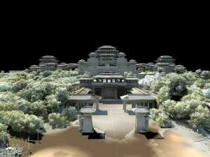 ancient building Modello 3D