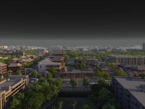 constru&ccedil;&atilde;o da cidade Modelo 3D