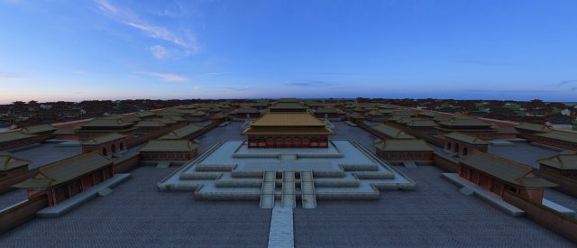 palace with the growth of animation 3D Модель .c4d .max .obj .3ds .fbx .stl .blend 