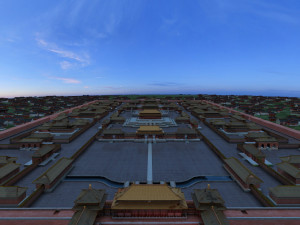 palace with the growth of animation 3D Модель