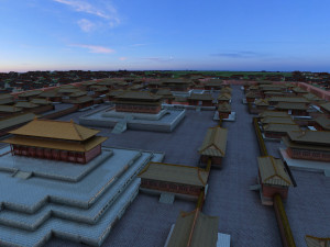 palace with the growth of animation 3D Модель