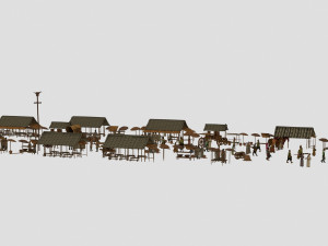market Modelo 3D