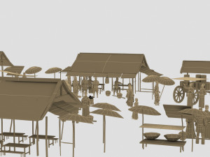 market 3D Model
