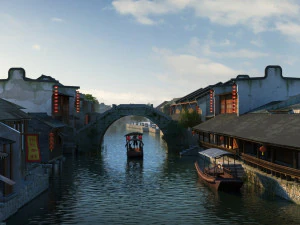 ancient town 3D Model