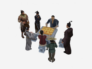 play chess Modello 3D