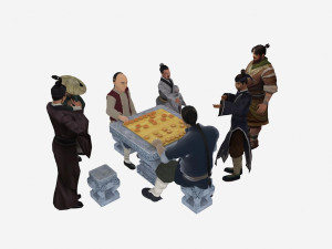 play chess 3D Model