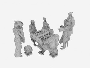 play chess 3D Model