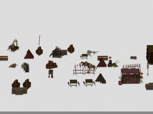 ancient props Modelo 3D