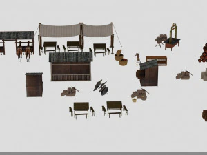ancient props 3D Model