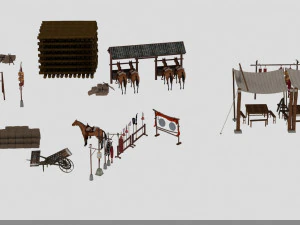 ancient props 3D Model