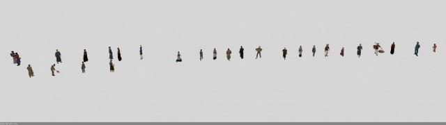 ancient people 3D 模型 .c4d .max .obj .3ds .fbx .stl .blend