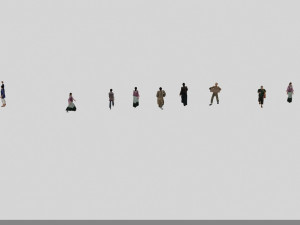 ancient people 3D Model