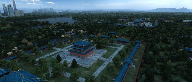 temple Model 3D .c4d .max .obj .3ds .fbx .stl .blend 