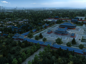 temple Model 3D