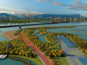 city park 3D Модель