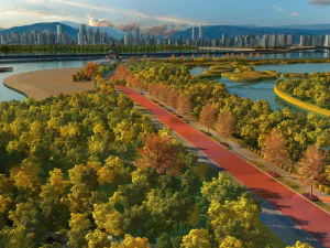 городской парк 3D Модель