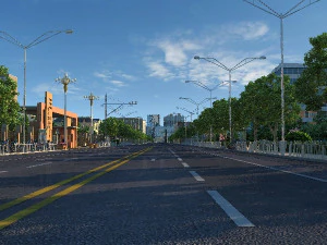 city streets 3D Model