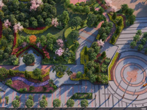 city greening 3D Model