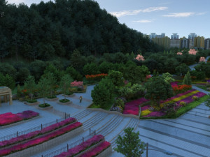 town square 3D 모델