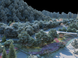 town square 3D 모델