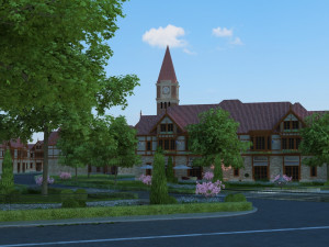 manor 3D Model