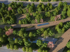 town square 3D-Modell