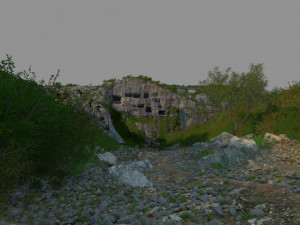 cliffs on the cave Modelo 3D
