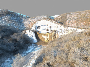 cliffs on the cave 3D Модель
