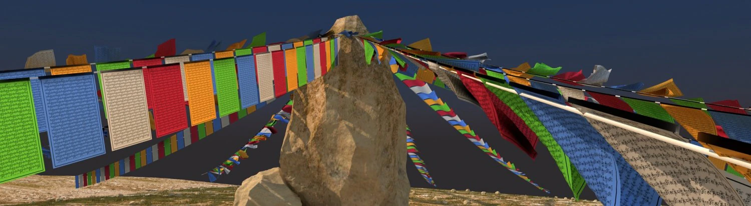 писания тибетского буддизма 3D Модель .c4d .max .obj .3ds .fbx .stl .blend 