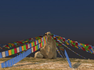 tibetan buddhist scriptures 3Dモデル