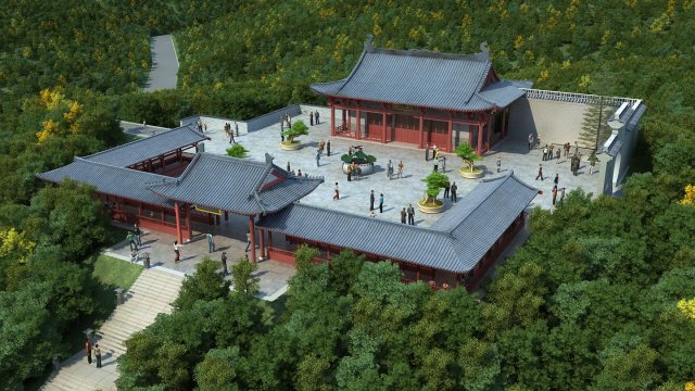 ancient architecture Modelo 3D .c4d .max .obj .3ds .fbx .stl .blend 