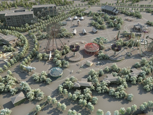 amusement park 3D-Modell