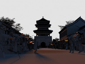 the ancient city Modèle 3D