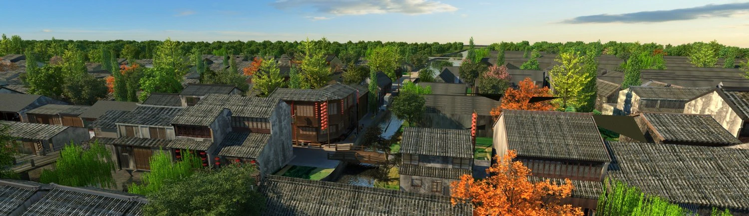 ancient town 3D Model .c4d .max .obj .3ds .fbx .stl .blend 