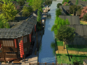 ancient town 3D मॉडल