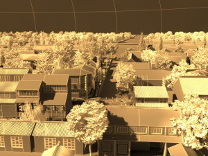 ancient town 3D मॉडल