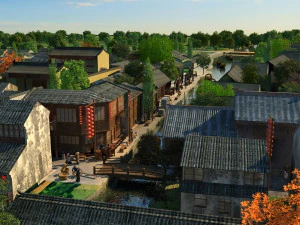 antica citt&agrave; Modello 3D