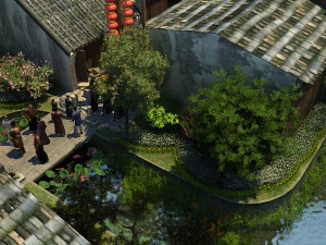 ancient town Modello 3D