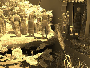 ancient town 3D 模型
