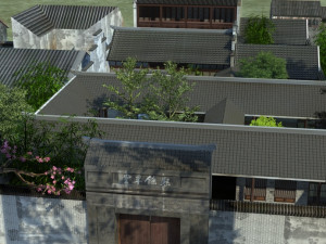ancient town Modello 3D