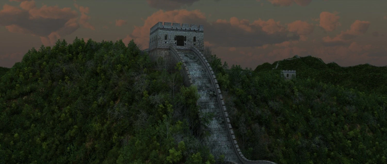 great wall 3D Model .c4d .max .obj .3ds .fbx .stl .blend