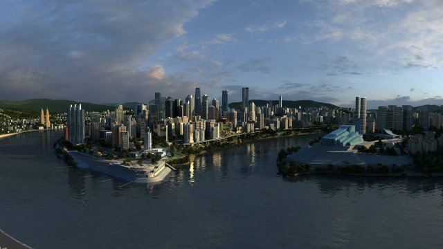 chongqing architecture 3D 模型 .c4d .max .obj .3ds .fbx .stl .blend 
