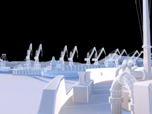 harbor 3D Model
