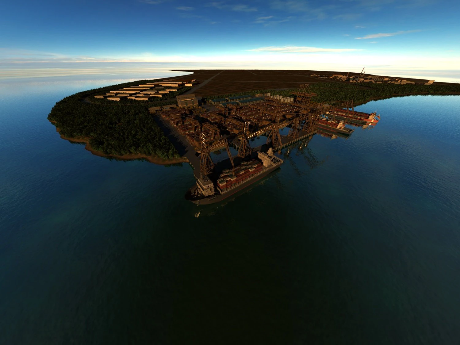 harbor 3D Model .c4d .max .obj .3ds .fbx .stl .blend 