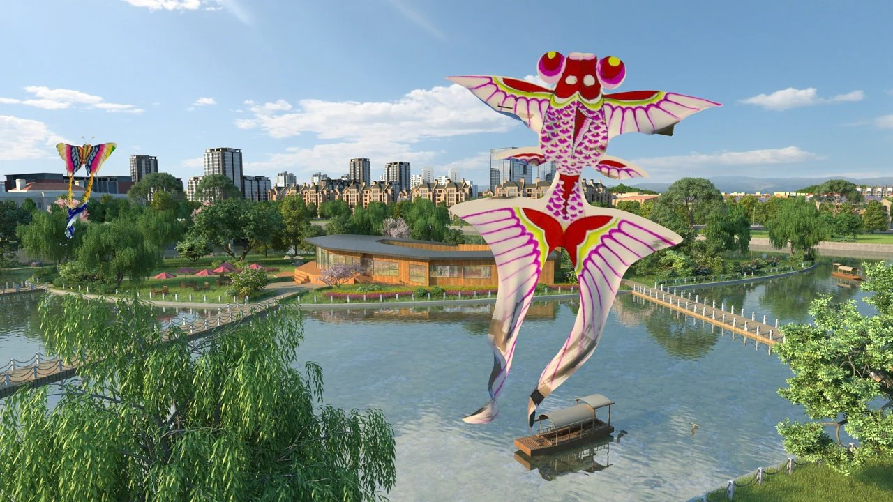 town square 3D Model .c4d .max .obj .3ds .fbx .stl .blend 