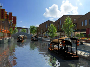 도시 건물 3D 모델