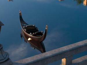 city lake view 3D Модель