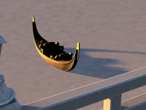 city lake view 3D Модель