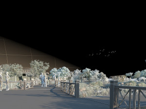 city lake view Modello 3D