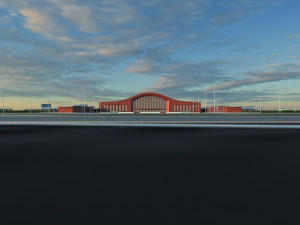 harbin west railway station Modelo 3D